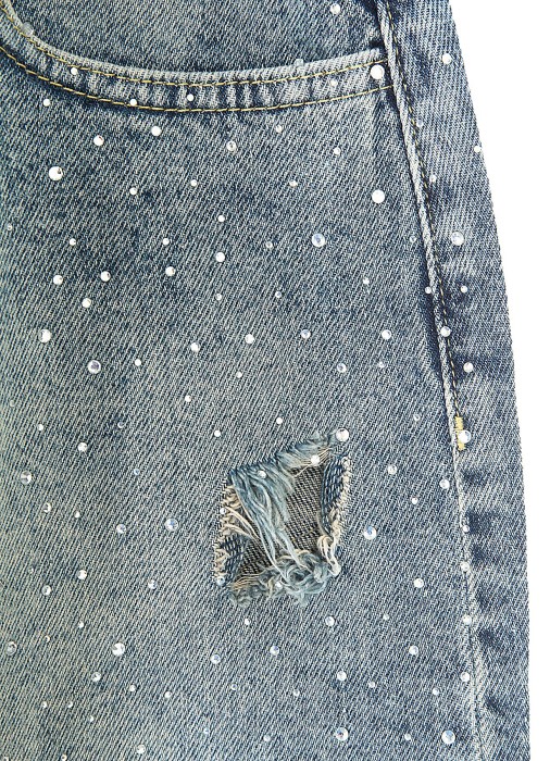 юбка джинсовая женская  из проверенных материалов спереди