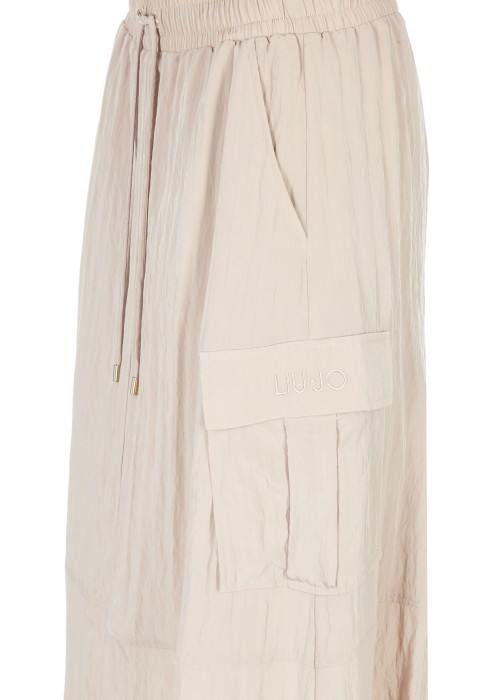 юбка-карго женская gonna ts nav lunga  из проверенных материалов спереди