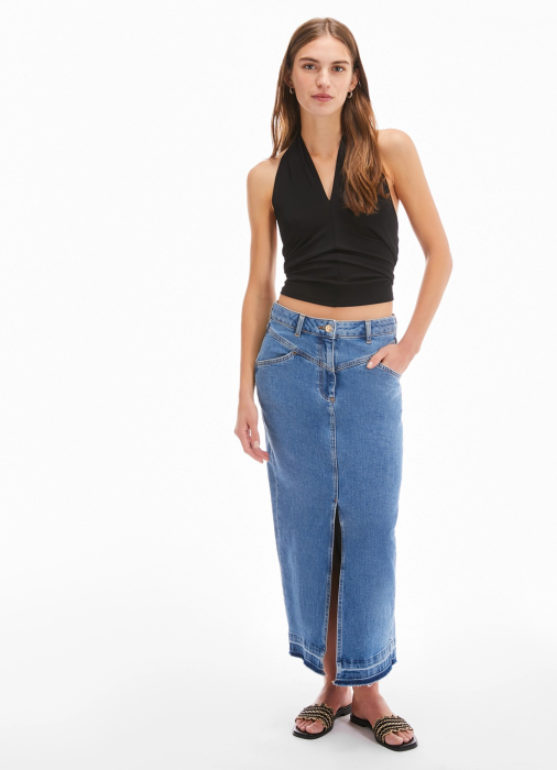 юбка женская corsica y black из италии вид сбоку