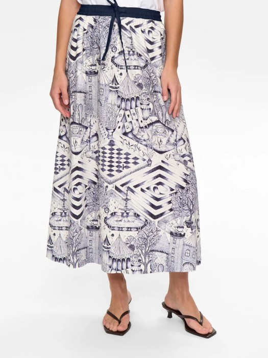 юбка женская gardenia skirt  по цене 13300 руб вид справа