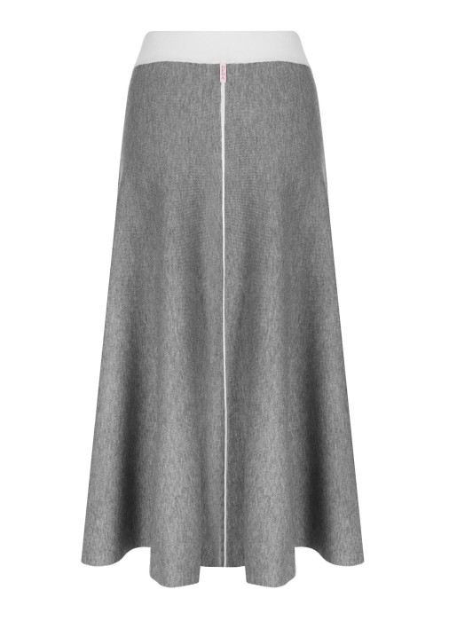 юбка женская skirt  повседневного стиля с лицевой стороны