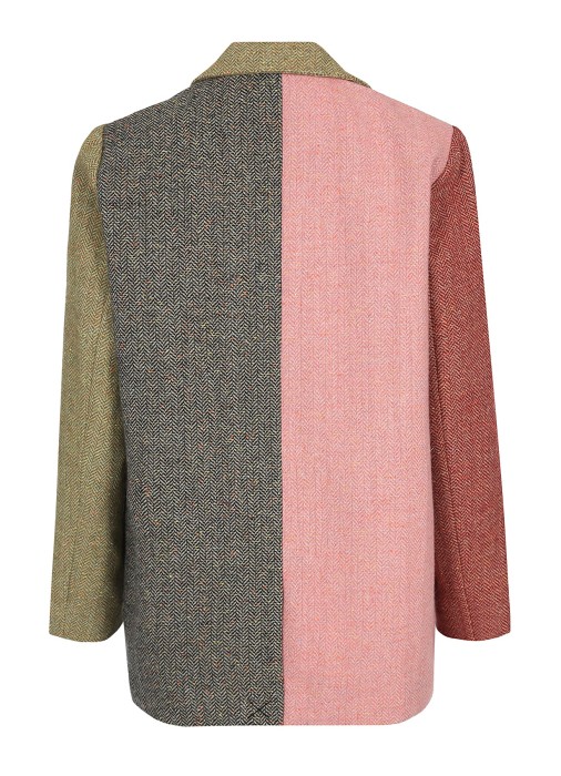 жакет женский nuavey blazer  повседневного стиля с лицевой стороны