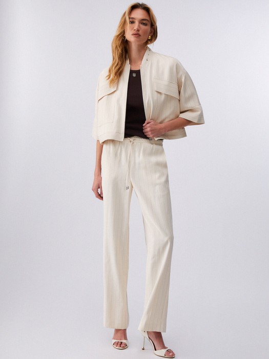 жакет женский  из полиэстера спереди