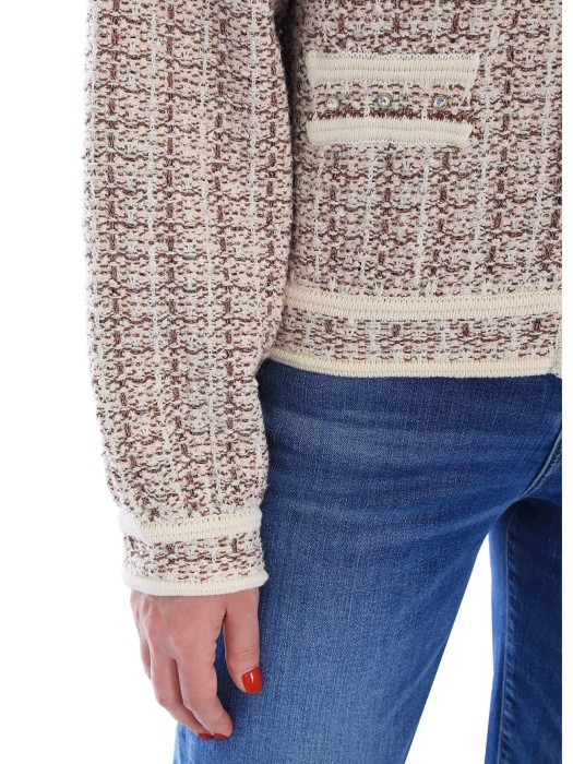 жакет женский  повседневного стиля с лицевой стороны