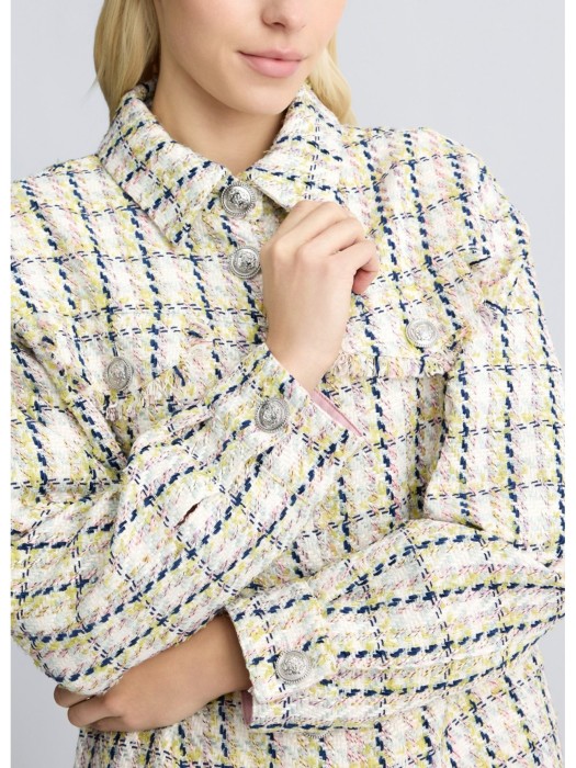 жакет женский  из италии вид сбоку