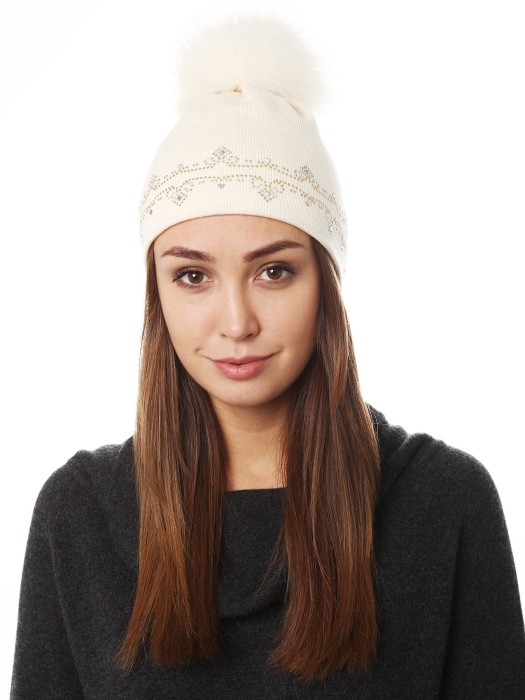женская шапка  diana от бренда lisa gröbl вид слева