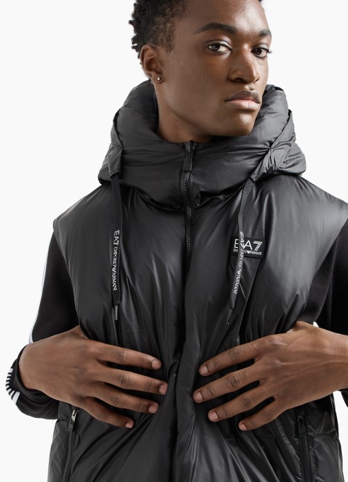 жилет двусторонний мужской  от бренда ea7 emporio armani вид слева