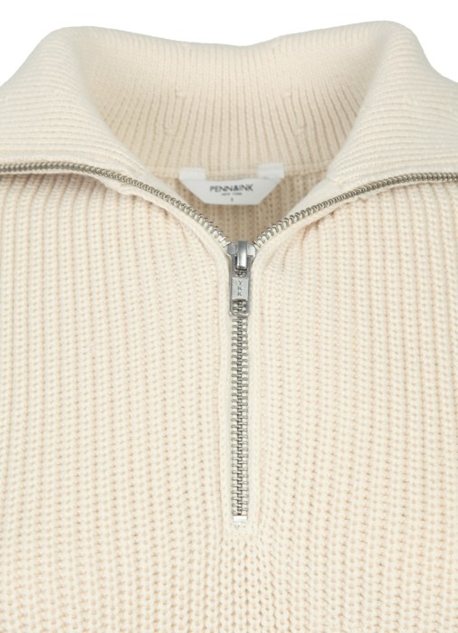 жилет женский half zip penn от бренда penn & ink вид слева