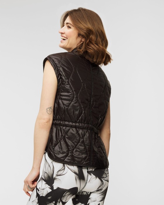 жилет женский light padded vest  из дании вид сбоку