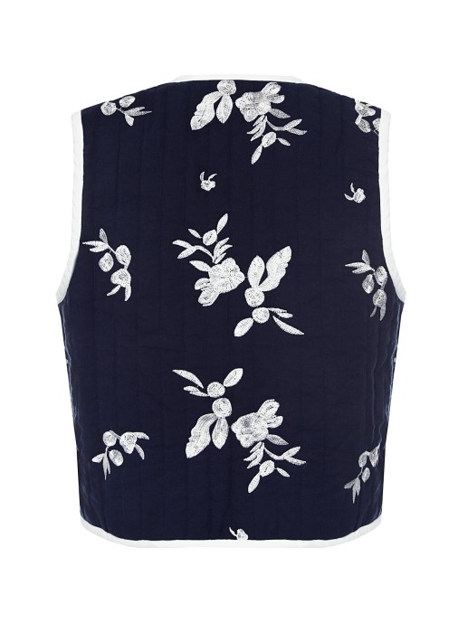 жилет женский stellas  из хлопка спереди