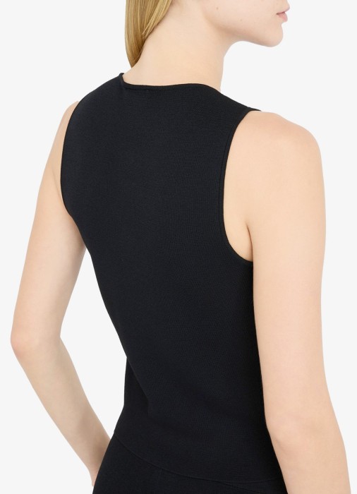 жилет женский  из италии вид сбоку