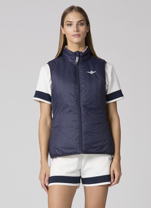 жилет женский  из пуха спереди