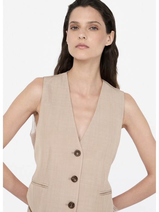 жилет женский  от бренда liu jo вид слева