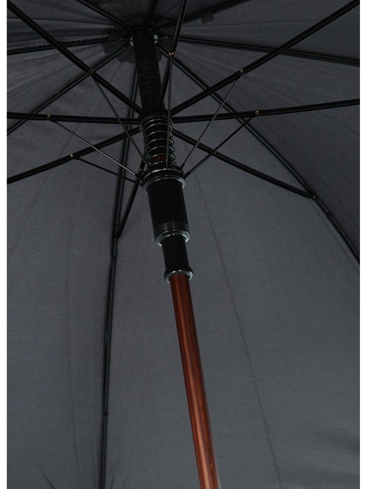зонт-трость classic полуавтомат, деревянная ручка  от бренда birdiepal вид слева