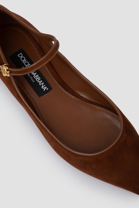 балетки  модель new cardinale из льна спереди