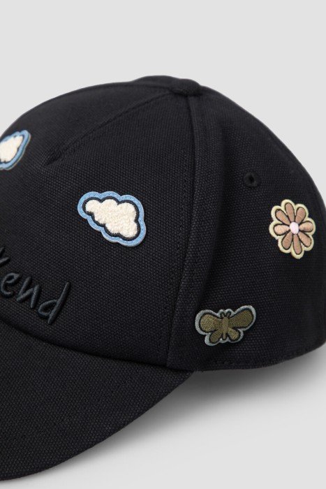 бейсболка maxmara из хлопка спереди