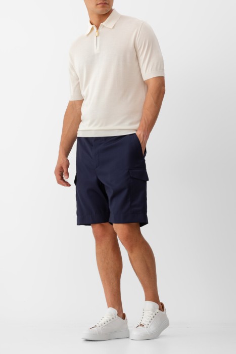 бермуды  из хлопка спереди