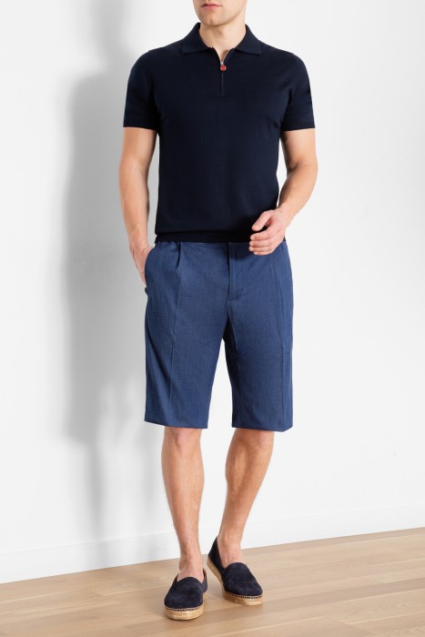 бермуды  из хлопка спереди