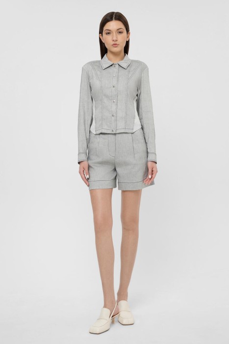 блейзер  с эластичными вставками от бренда max mara вид слева