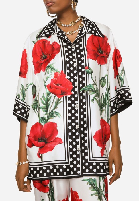 блуза dolce&gabbana из проверенных материалов спереди