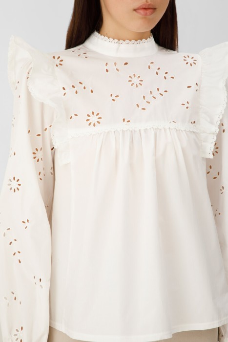 блуза-топ  из италии вид сбоку