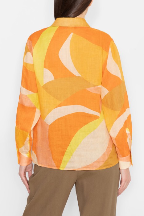 блуза  от бренда luisa spagnoli вид слева