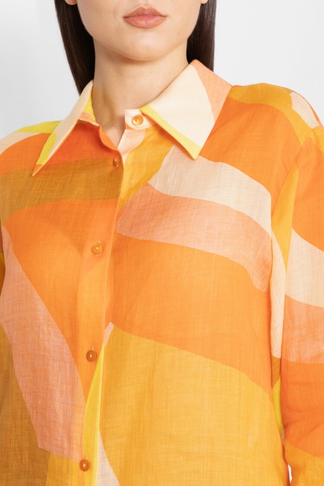 блуза  из италии вид сбоку