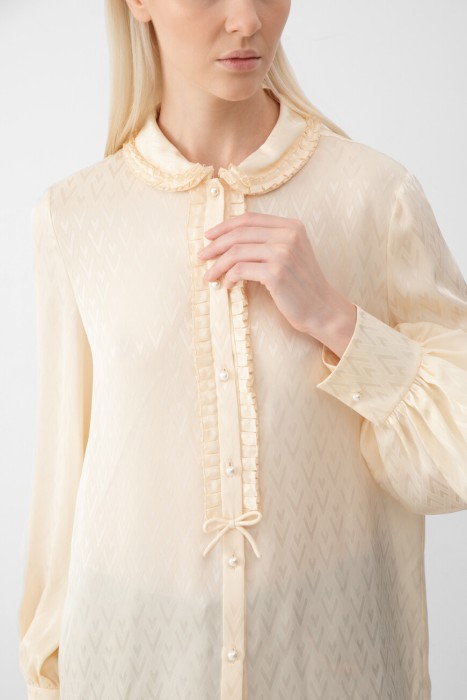 блуза  из италии вид сбоку