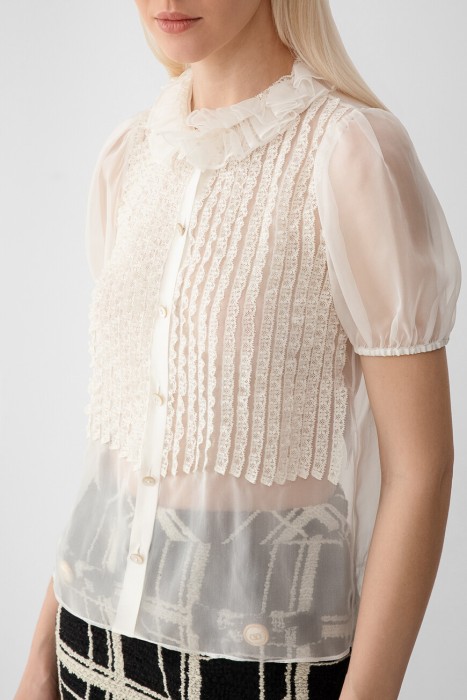 блуза  из италии вид сбоку