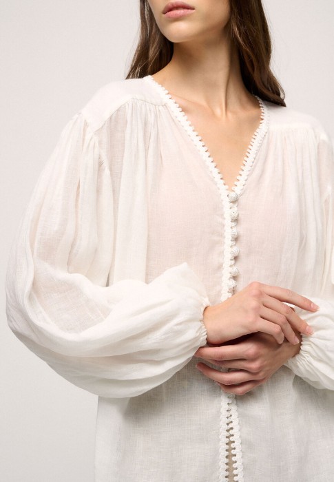 блуза  из проверенных материалов спереди