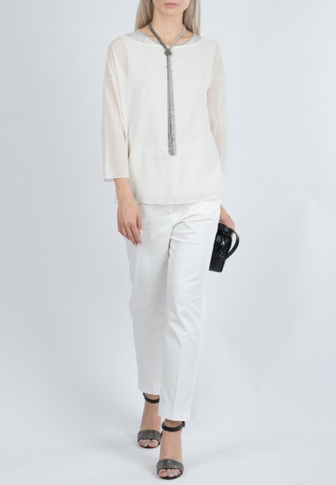 блуза  от бренда fabiana filippi вид слева