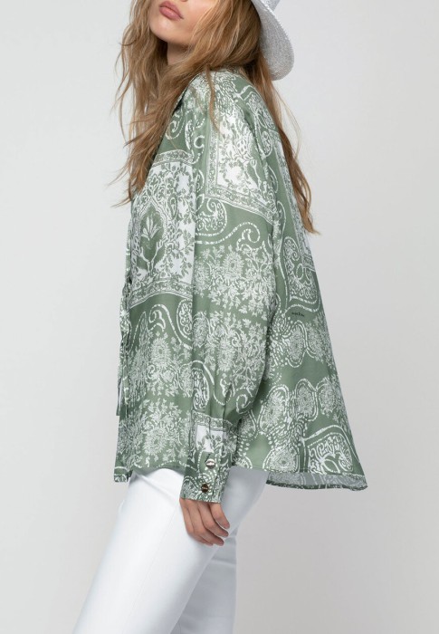 блуза  из проверенных материалов спереди