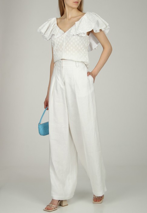 блуза  от бренда philosophy di lorenzo serafini вид слева