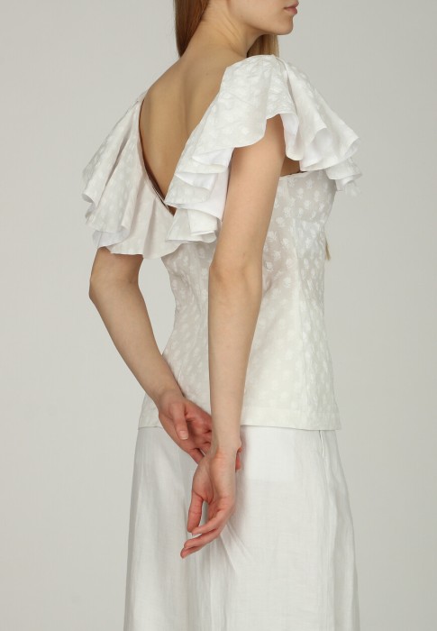 блуза  из италии вид сбоку