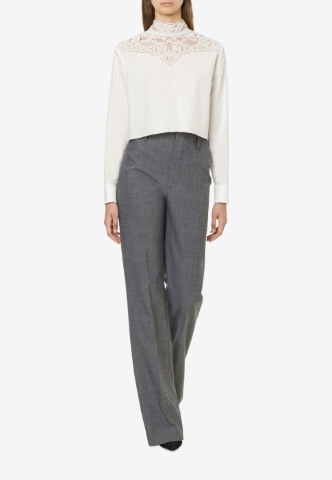 блуза  от бренда philosophy di lorenzo serafini вид слева