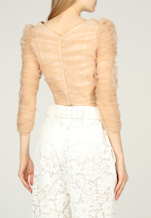 блуза  из франции вид сбоку