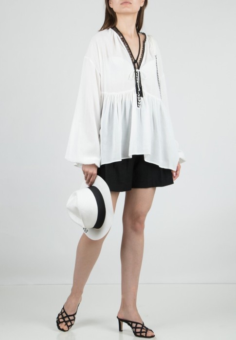 блуза  из италии вид сбоку