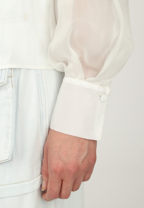 блуза  из проверенных материалов спереди