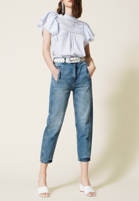 блуза  от бренда twinset milano вид слева