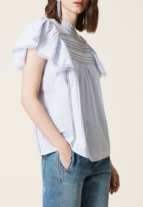 блуза  из италии вид сбоку