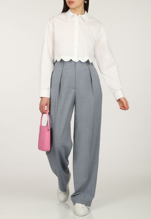 блуза  от бренда twinset milano вид слева