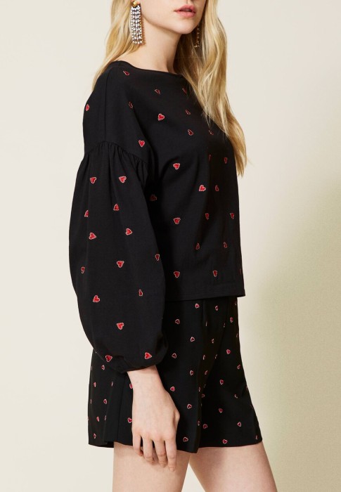 блуза  из италии вид сбоку