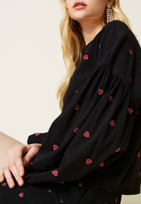 блуза  из проверенных материалов спереди