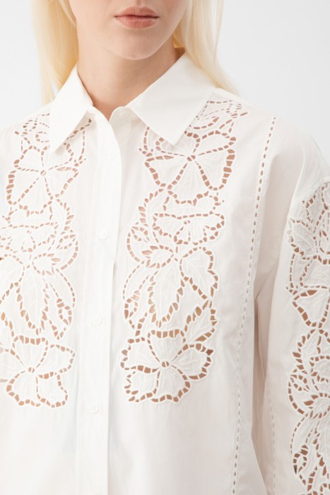 блуза  из италии вид сбоку