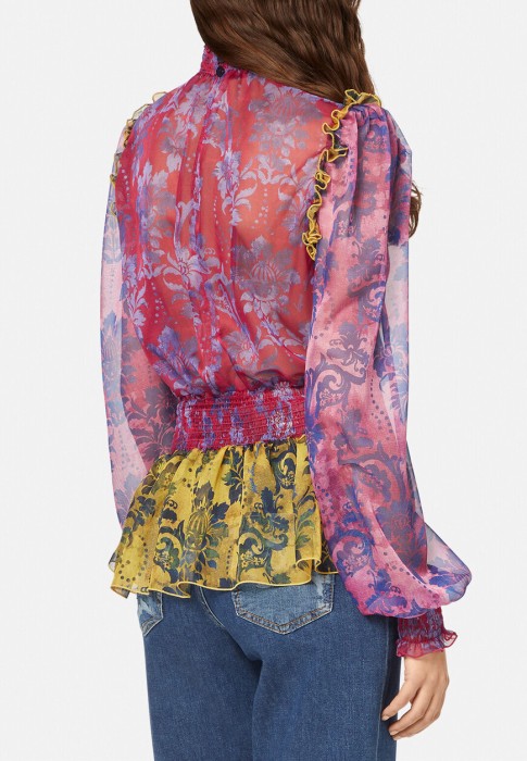 блуза  из италии вид сбоку