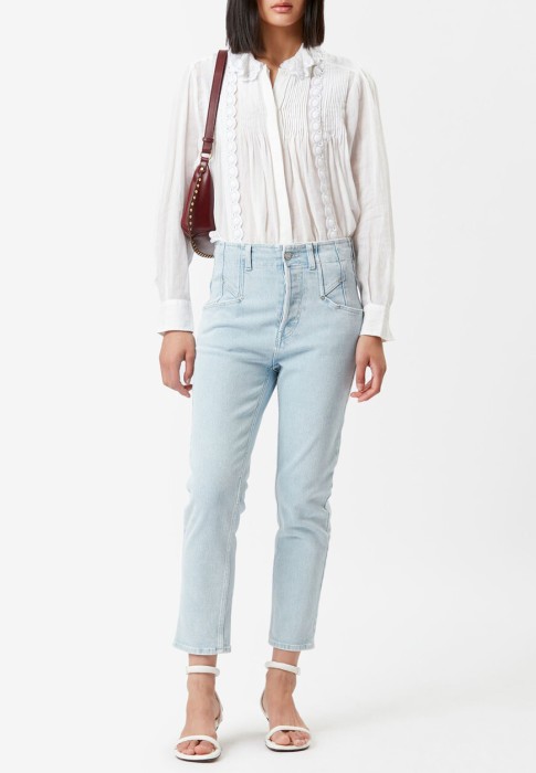 блуза  от бренда isabel marant вид слева