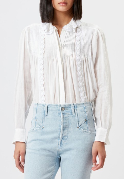 блуза  из франции вид сбоку