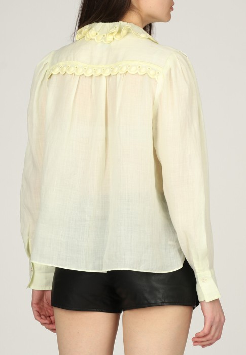 блуза  из франции вид сбоку