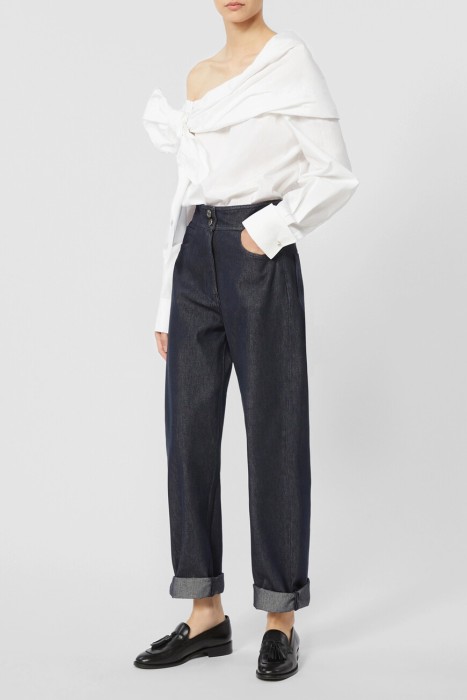 блуза  из хлопка спереди