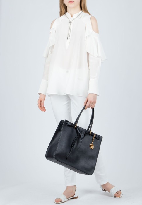 блуза  от бренда roberto cavalli вид слева